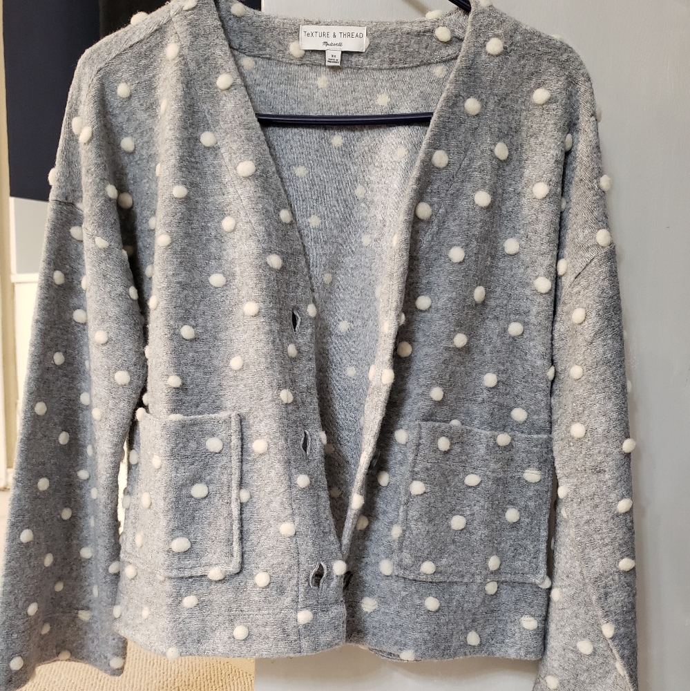 Madewell Texture & Thread Boxy Bobble Cardigan - image 4